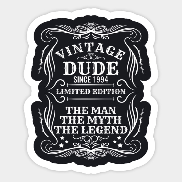 Vintage Dude 1994 Gift Sticker by pa2rok